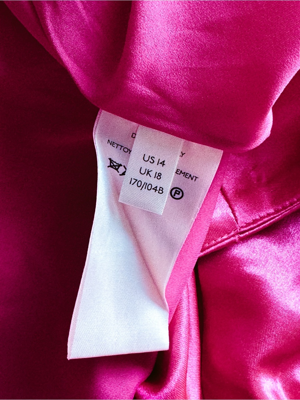 Anthropologie Maeve Bow-Tie Satin Mini Dress Pink - Barbie-Core, Party- Size 10 - Picture 12 of 13